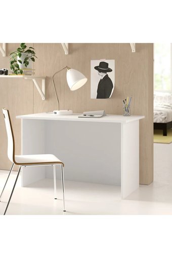 Aden Home MDF Çalışma Masası Beyaz