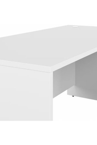 Aden Home Kitaplıklı MDF Çalışma Masası Beyaz 160x70 cm