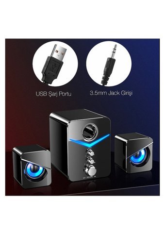 Ally Mc D221 3 W Bluetoothlu 2.1 Kablosuz Ev Sinema Sistemi