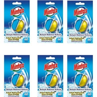 Mintax Limonlu Bulaşık Makinesi Kokusu 6'lı