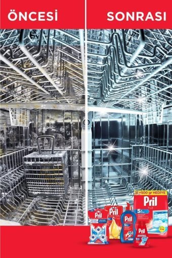 Pril Deo-Perls Limonlu Portakallı Bulaşık Makinesi Kokusu 2'li