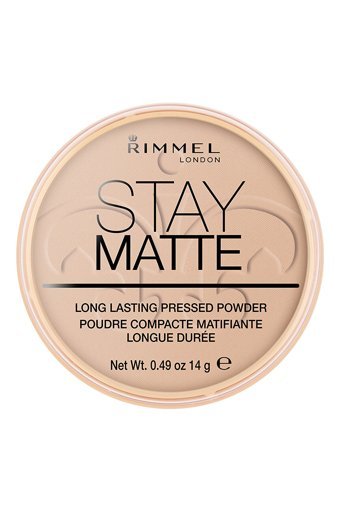 Rimmel London Stay Matte 005 Silky Beige Tüm Ciltler İçin Yağsız Mineralli Mat Kompakt Pudra Orta