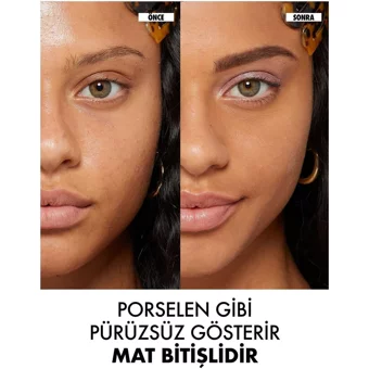 Nyx Professional Makeup High Definition Finishing Tüm Ciltler İçin Yağsız Mat Kompakt Pudra Açık