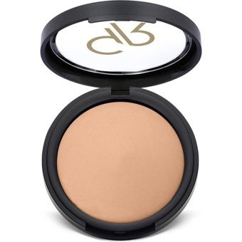 Golden Rose 07 Tüm Ciltler İçin Yağsız Mineralli Terracotta Kadifemsi Kompakt Pudra Koyu