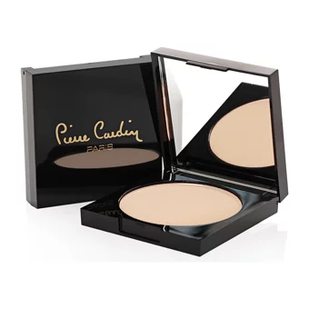 Pierre Cardin Porcelain Edition Golden Beige Tüm Ciltler İçin Yağsız Mat Kompakt Pudra Orta