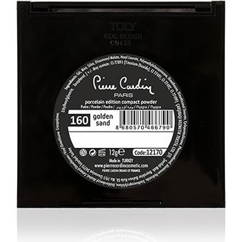 Pierre Cardin Porcelain Edition Golden Sand Tüm Ciltler İçin Yağsız Mat Kompakt Pudra Orta