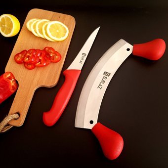 Sürlaz Çift Saplı Tek Saplı Plastik Zırh Bıçak 17-26 cm
