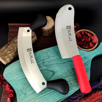Sürlaz Reds Çift Saplı Tek Saplı Plastik Zırh Bıçak 17-26 cm
