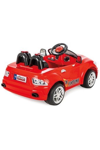 Pilsan Pilsan 12 V Üstü Açık Tek Kişilik Akülü Araba Kırmızı