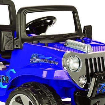 Pilsan Ranger 12 V Üstü Açık Tek Kişilik Akülü Jip Mavi