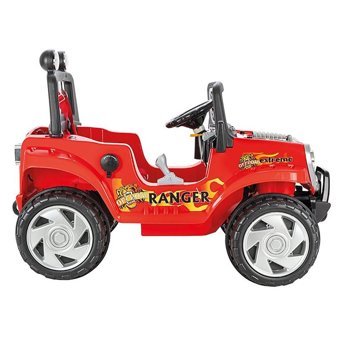 Pilsan Ranger 12 V Üstü Açık Tek Kişilik Akülü Jip Kırmızı