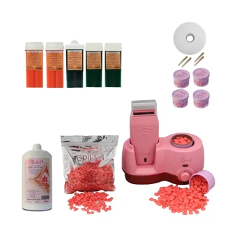 Epilla 2+1 Ağda Makinesi + 5xAdet Sir Ağda Kartuşu + 4xadet Kutu Sir Ağda + 1000 ml Ağda Yağı + 100 Metre Ağda Bezi + 250 gr Boncuk Ağda + 50 ml Boş Kutu