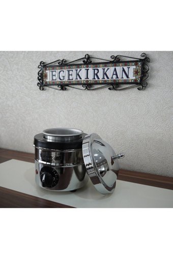 Egekırkan 1+1 Kazanlı Ağda Makinesi Inox