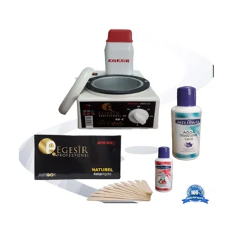 Ege Sir Profesyonel 2+1 Ağda Makinesi + Kalıp Ağda Nature + 10 Adet Spatula + 125 ml Ağda Yağı