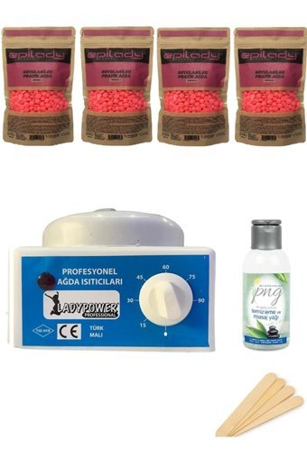 Epilady 1+1 Boncuk Ağda Makinesi + 4xBoncuk Ağda + Spatula + Temizleme Yağı