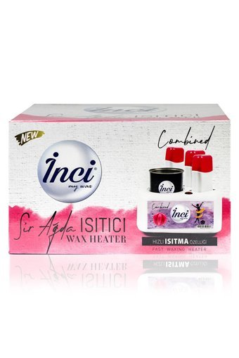 İnci Ağda 3+1 Kombine Ağda Makinesi + İnci Ağda Pudralı 200G Ve İnci Kartuş Ağda Pudralı + İnci Kartuş Ağda Azulen 100G + Tüy Azaltıcı Sprey