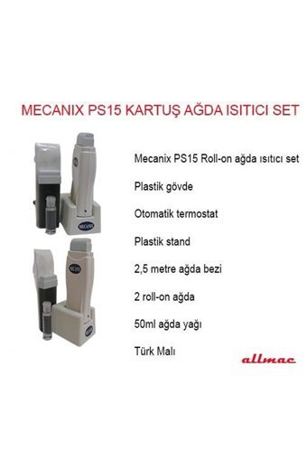 Mecanıx Ps15 1+1 Roll-On Ağda Makinesi