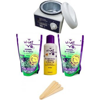 Egesir 1+1 Boncuk Ağda Makinesi + 2xBoncuk Ağda + Temizleme Yağı + Spatula