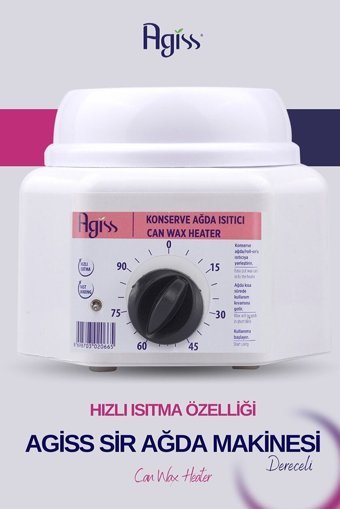 Agiss 1+1 Boncuk Ağda Makinesi + 2xBoncuk Ağda