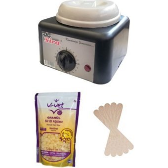 Sira 1+1 Boncuk Ağda Makinesi + Boncuk Ağda + Spatula