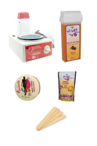 Ege Sir 2+1 Ağda Makinesi + Naturel Kartuş + Boncuk Ağda + Epilady Ağda Bezi