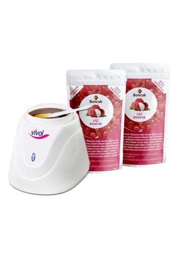 Vivol 1+1 Boncuk Ağda Makinesi + 2xLiçi Boncuklu Ağda