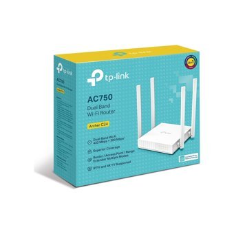 TP-Link Archer C24 2.4 GHz-5 GHz 433 Mbps Dual Band Router