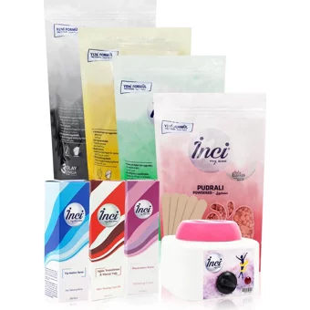 İnci 1+1 Boncuk Ağda Makinesi + 4xBoncuk Ağda + Spatula + 3xTüy Azaltıcı Sprey