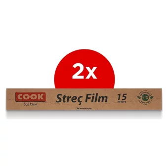 Cook Bıçaklı 1500 cm Palet Streç Film 2 Adet