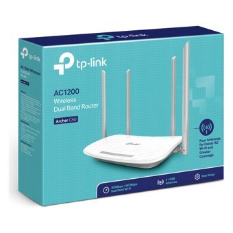 TP-Link Archer C50 2.4 GHz-5 GHz 867 Mbps Dual Band Router