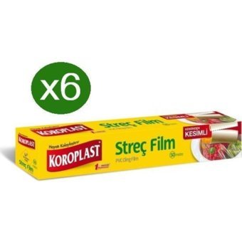 Koroplast 500 cm Palet Streç Film 6 Adet