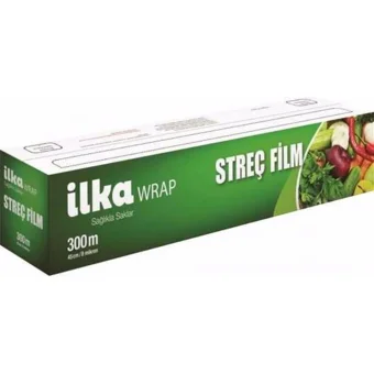 İlka Plastik Renkli Bıçaklı 30000 cm Palet Streç Film