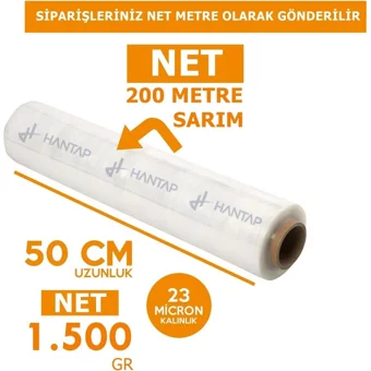 Hantap 20000 cm Sanayi Tipi Palet Streç Film