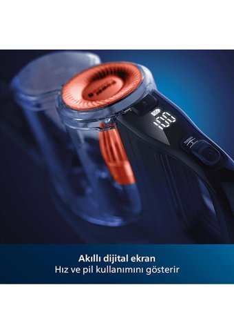 Philips SpeedPro Max XC7040/01 1000 W Toz Torbasız Işıklı Kuru Kablosuz Dikey Şarjlı Süpürge Siyah