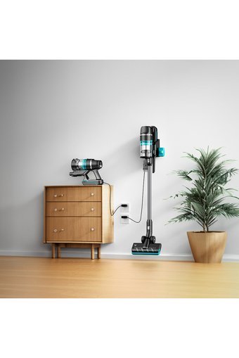 Viomi A11 450 W Toz Torbasız Hepa Filtreli Kuru Kablosuz Dikey Mini Şarjlı Süpürge Siyah Mavi