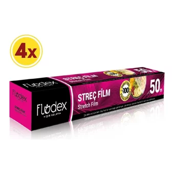 Flodex 5000 cm Palet Streç Film 4 Adet