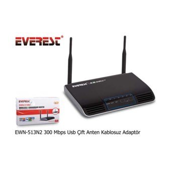 Everest EWN-513N2 2.4 GHz 300 Mbps Single Band Router