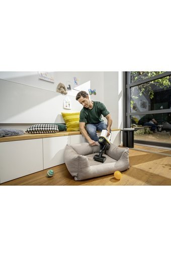 Karcher Vc 6 Cordless Ourfamily Eu 2100W Toz Torbasız Hepa Filtreli Işıklı Kuru Kablosuz Dikey Şarjlı Süpürge Beyaz
