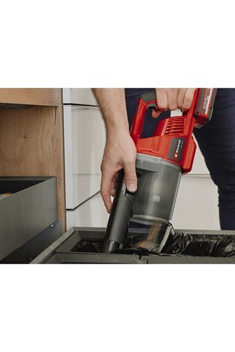 Einhell TE-SV 18 1500 W Toz Torbasız Işıklı Kuru Kablosuz El Tipi Şarjlı Süpürge Siyah Kırmızı