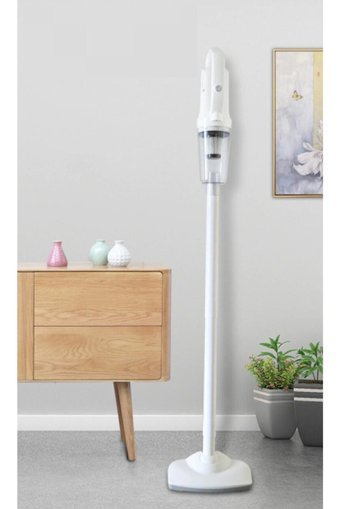 Westus 12000pa 2in1 1000 W Toz Torbasız Hepa Filtreli Kuru Kablosuz Dikey Şarjlı Süpürge Beyaz