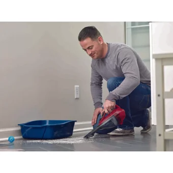 Black&Decker DVA315J Toz Torbasız Hepa Filtreli Işıklı Kuru Kablosuz Dikey Mini Şarjlı Süpürge Kırmızı