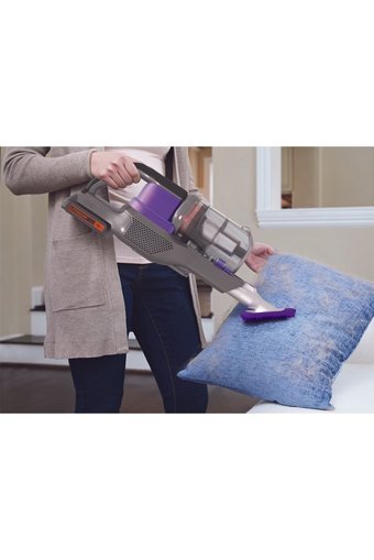Black&Decker BHFEV182CP-QW 55 W Toz Torbasız Işıklı Kuru Kablosuz Dikey Şarjlı Süpürge Mavi