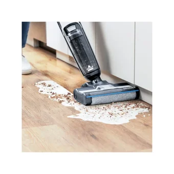 Bissell Crosswave HF3 Toz Torbasız Hepa Filtreli Işıklı Islak Kuru Kablosuz Dikey Şarjlı Süpürge Gri