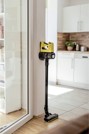 Karcher VC4 Toz Torbasız Işıklı Kuru Kablosuz Dikey Mini Şarjlı Süpürge Siyah