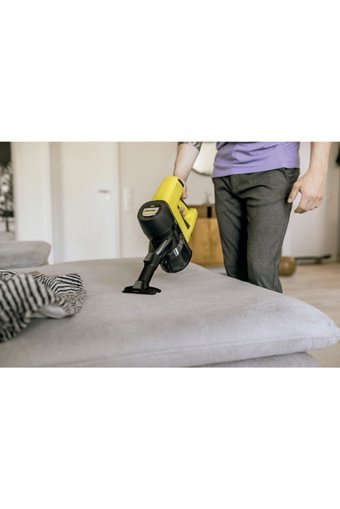 Karcher VC4 Toz Torbasız Işıklı Kuru Kablosuz Dikey Mini Şarjlı Süpürge Siyah