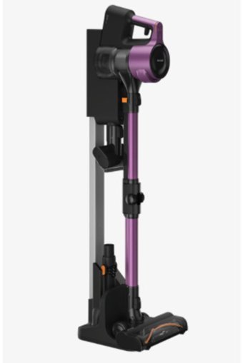 Arçelik Imperium® Go SD 9041K 450 W Toz Torbasız Işıklı Kuru Kablosuz Dikey Şarjlı Süpürge Mor Siyah