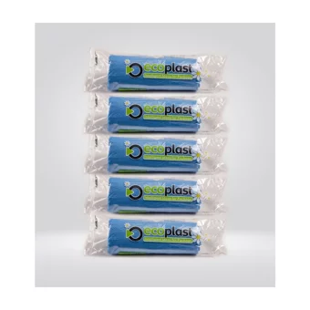 Ecoplast Jumbo Boy 80x110 cm Çöp Poşeti 10x5 Adet Siyah