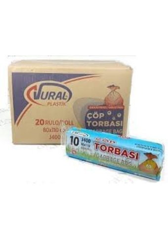 Vural Jumbo Boy 80x110 cm Çöp Poşeti 20 Adet Mavi
