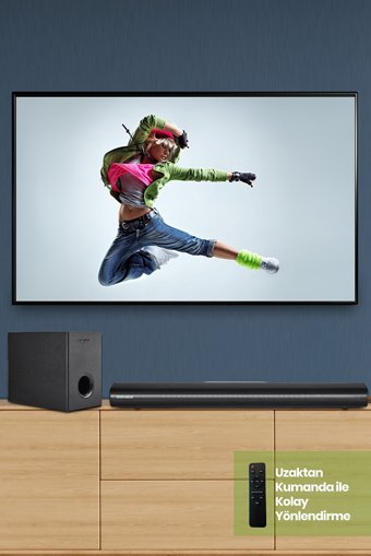 Goldmaster Sw-940 Harici 20 W Subwooferlı Kablosuz Bluetoothlu USB 2.1 Soundbar Siyah