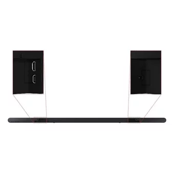 Samsung HW-S800B 330 W Harici 28 W Subwooferlı Kablosuz Bluetoothlu Dolby Atmos 3.1.2 Soundbar Siyah